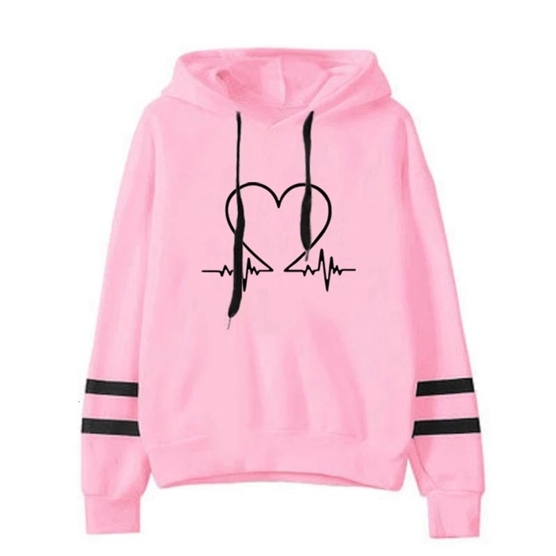 Woman Clothing Versatile Sweatshirts Casual Hoodies Comfortable Pullovers Slim Fit Soft Striped Lazy Style Jogging Daily Womens250825ww