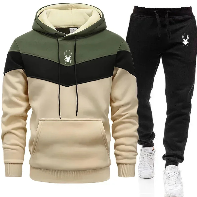 Mens Clothing Casual Sweatshirt Suit Sweatshirts for Men Daily Tricolor Hoodies High Quality 2024 Sports Tracksuit Jogging250826