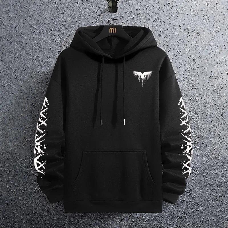 mens hoodies s mens printing casual sweatshirts versatile sports jogging clothing daily halloween street tops pullover 2025
