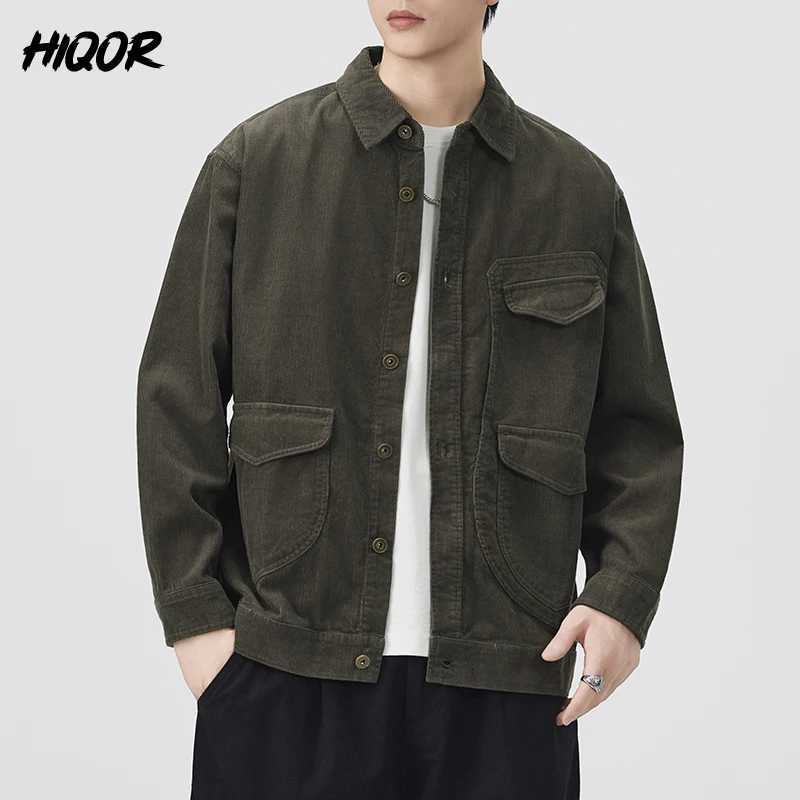 Spring Autumn New Corduroy Casual Jacket Winter Men Retro Korean Fashion Coat Men Jackets Coats Streetwear Men ClothingXJ250826