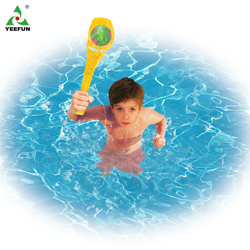 Summer Pool Toys Water Racquet Set for 2 Players, PP Plastic Paddle Ball Game with Balls for Kids Children Beach Swimming Party-image-1072750522