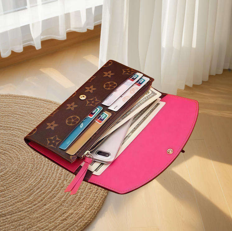 totebag2023 Designers Paris plaid style Purse High quality Designer wallets women Holders Female long zipper purse girl card bag purse money bag wal