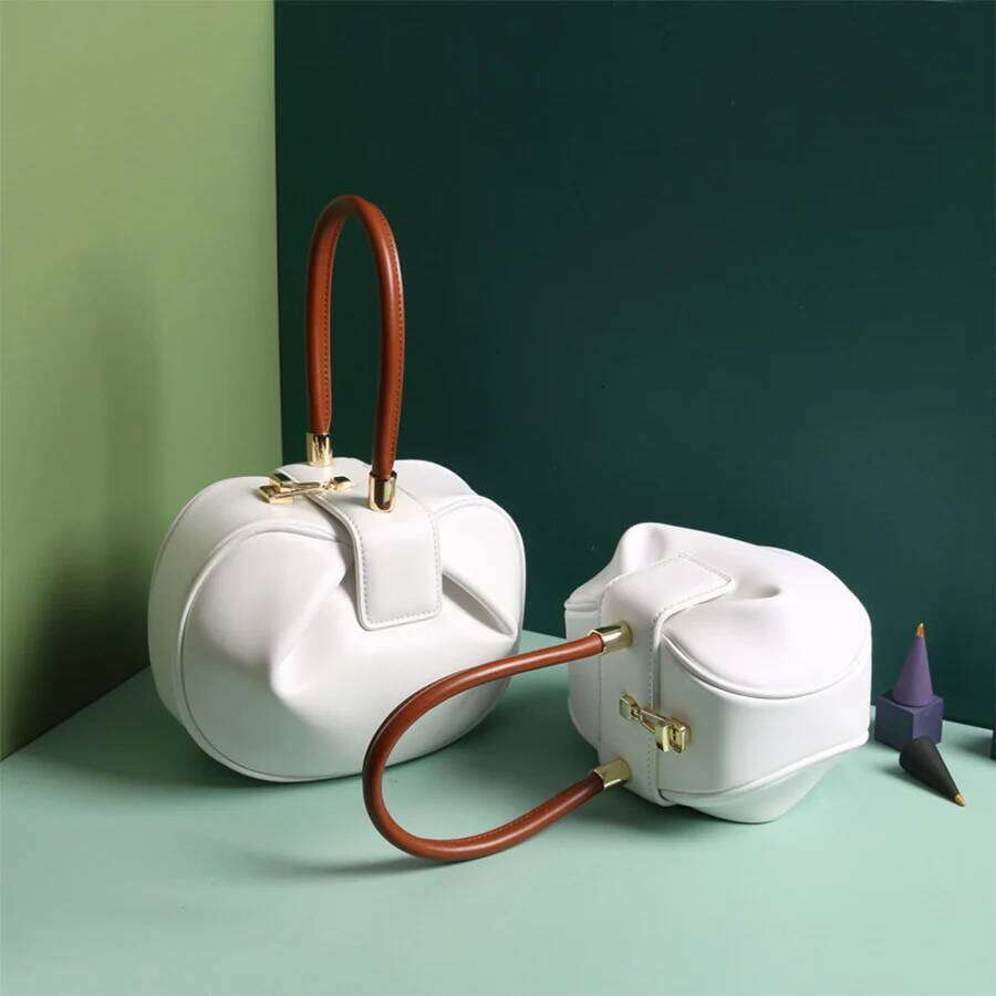 Designer Bags Genuine Leather Top-Handle Women Handbags Designer Hobos Dumpling Ladies Shoulder Bags Phone Purses Small Tote Sac Luxury Bag