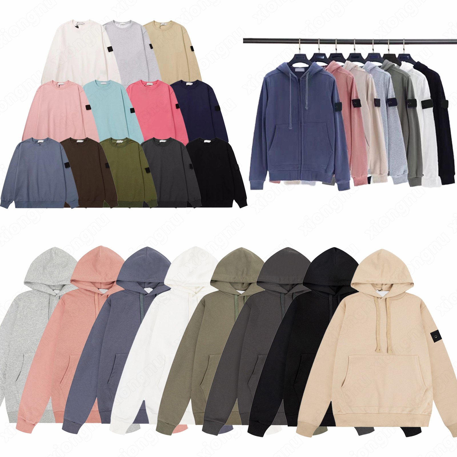 Designer Mens jumper badge stones sweatshirt hoodie men cargo pants pull Pullover tracksuit Autumn Hoodies Womens Long Sleeve Hooded islands compass