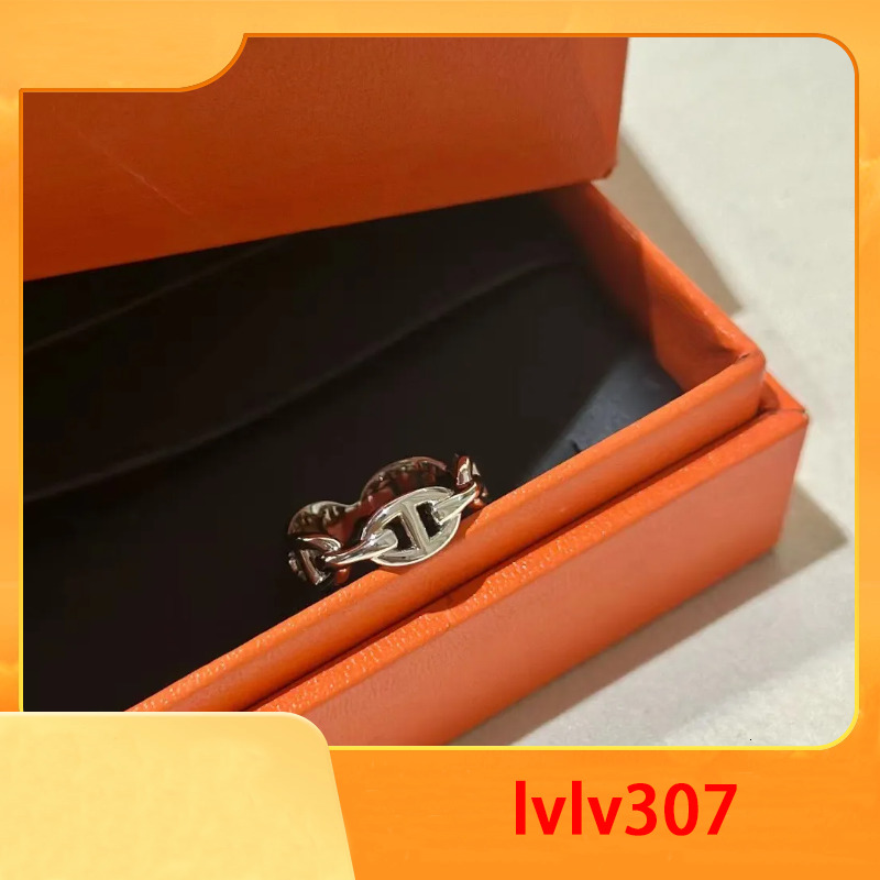 Band Rings Luxurys Band Rings Brand Designer high Quality S925 Sterling Silver Pink Nose Round CIrcle Hollow Ring For Women Jewelry Party Gift With