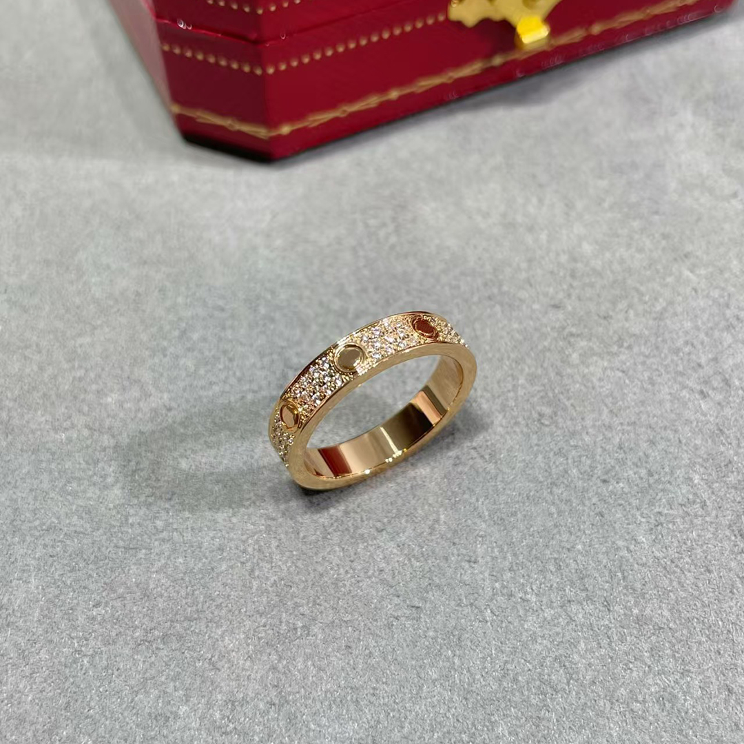 Ring designer ring titanium steel love ring mens and womens rose gold fashion rings designer couple unisex ring gold silver wedding lady party gift