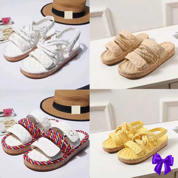 2025 Designer Sandals Women Slipper Fashion Shoes Velcro Slides Crystal Lambskin Sandal TPU Rubber Slippers Two Adjustable Straps Slide With box