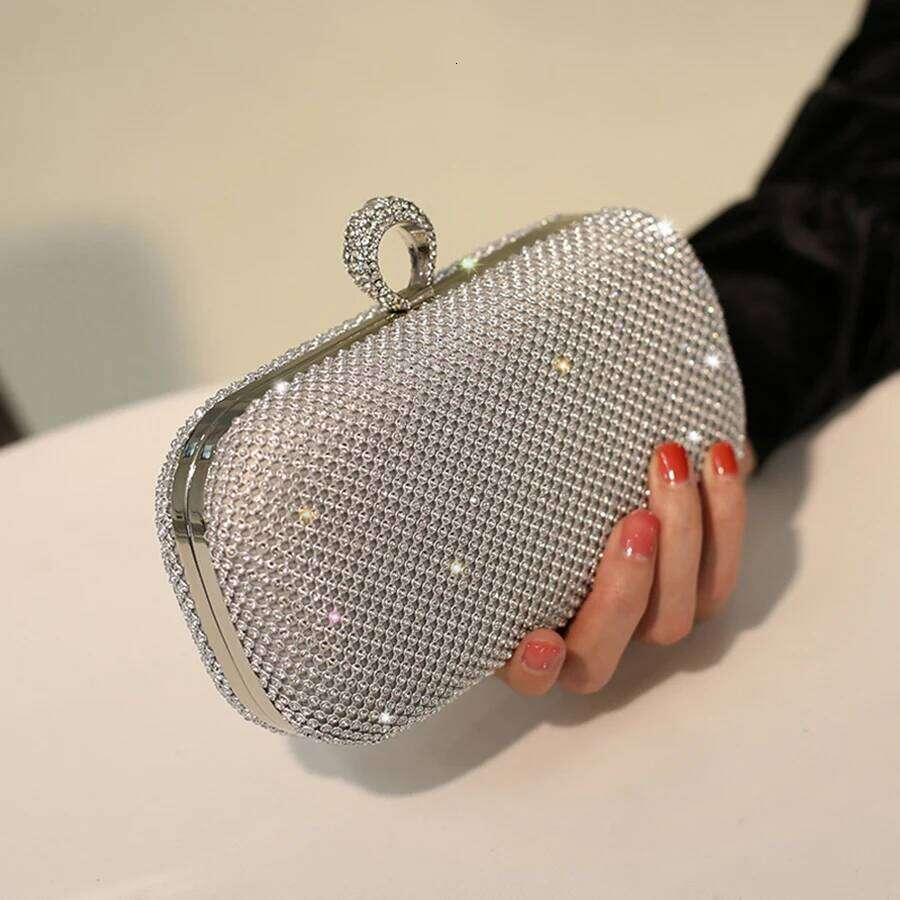 Designer Bags Shiny Dia Evening New Women Banquet Handbags Wedding Party Dress Clutch Purse Lady Chains Box Crossbody Bag Bolsa Luxury Bag