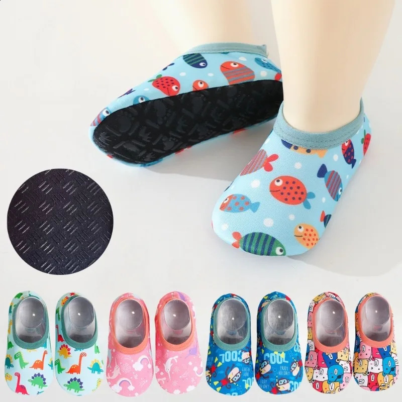 Kids Water Shoes Spring Summer Boys Girls Indoor Floor Socks Barefoot Quick Dry NonSlip Aqua Socks for Beach Swimming Slippers250826