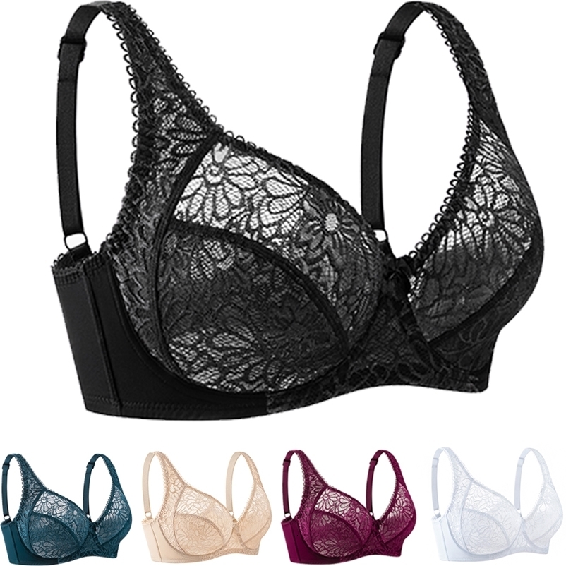 Plus Size Bras For Women Lace Modern Ladies Elegance Brassiere Underwear Sexy Lingerie Tops C D DD E F Cup250827