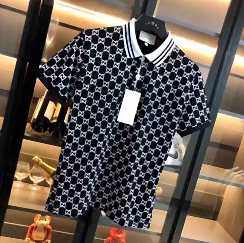 2026 High quality designer men's polos, men's tshirt short sleeved t-shirt polo shirt, high-quality letter printed pattern clothing t-shir