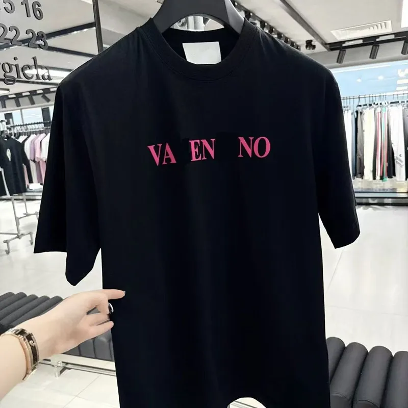 mens T shirt Designer printed letters pure cotton all-in-one simple trend T-shirt men's and women's same round neck short sleeve top M-3XL