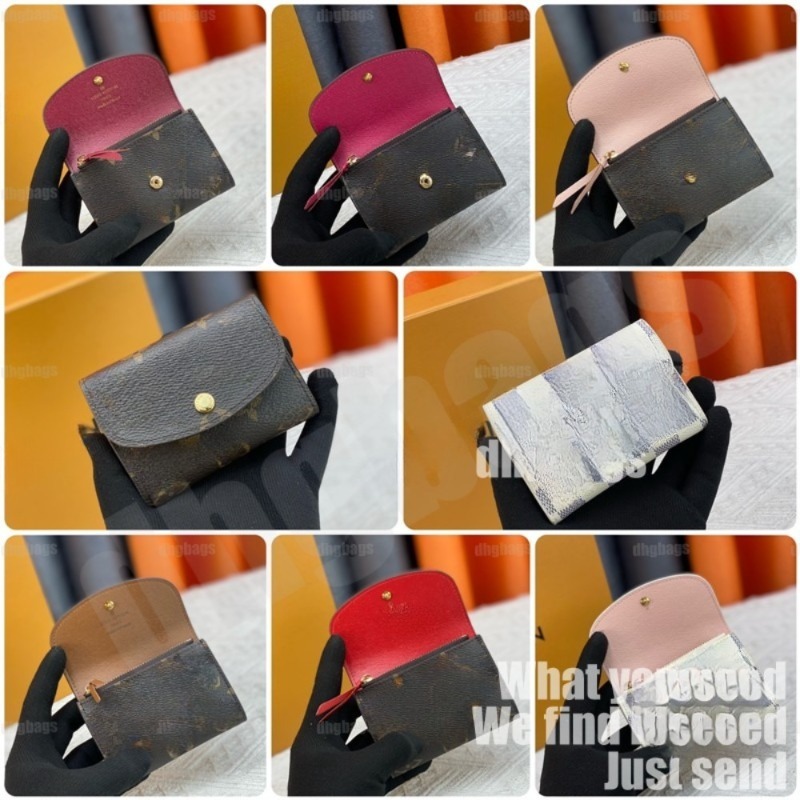 Vintage Pebble Leather Card Holder Thin Credit Card Wallet for Women Men Designer Square ID Case Passport Pouch bag 41939
