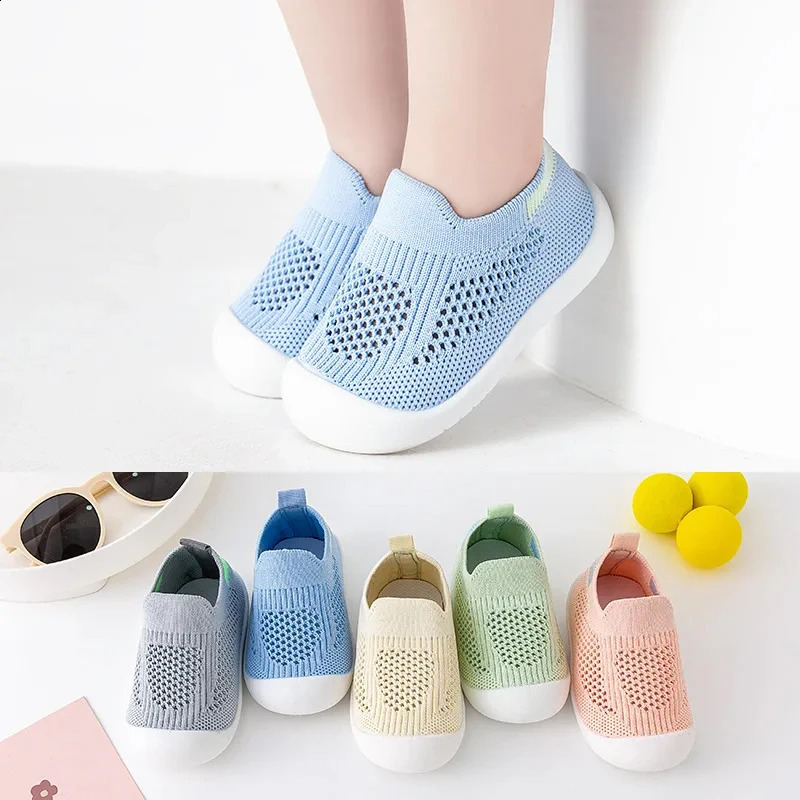 Baby toddler shoes softsoled nonslip baby shoes onestep childrens mens and womens mesh casual shoes250826