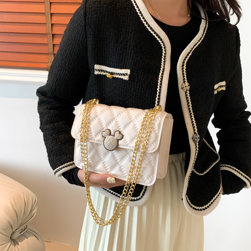 Free Shipping New Designer Bag Underarm Bag For Women 2025 Retro Large Capacity Quilted Chain Beautiful Texture Single Shoulder Bag Trendy Exquisite