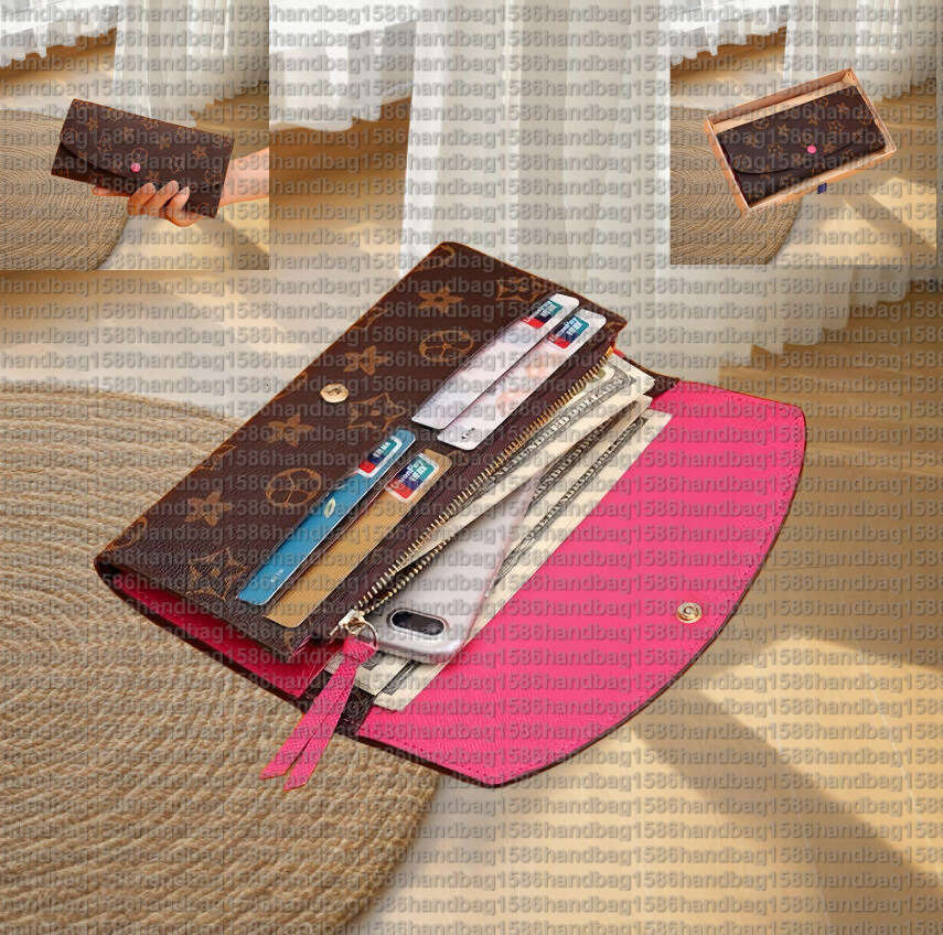 handbag1586 High quality Fashion Designer Womens Short Purses Designer wallets women Holders Female long zipper purse girl card bag purse money bag