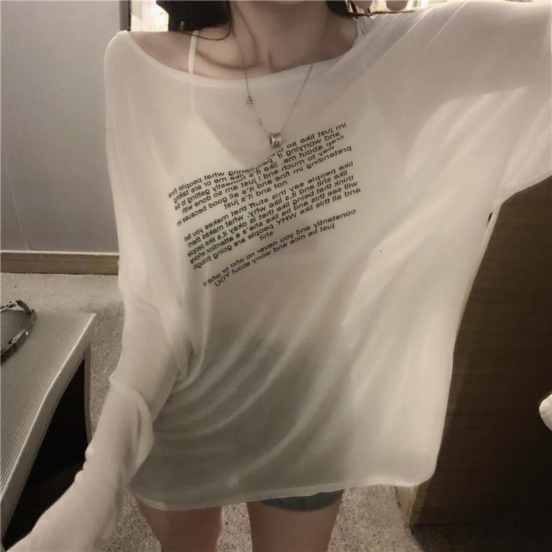 Loose Tshirts for Women Letter Pattern Simple n Korean Style Summer Clothing Thin Allmatch Young Students Tops Trendy w250826