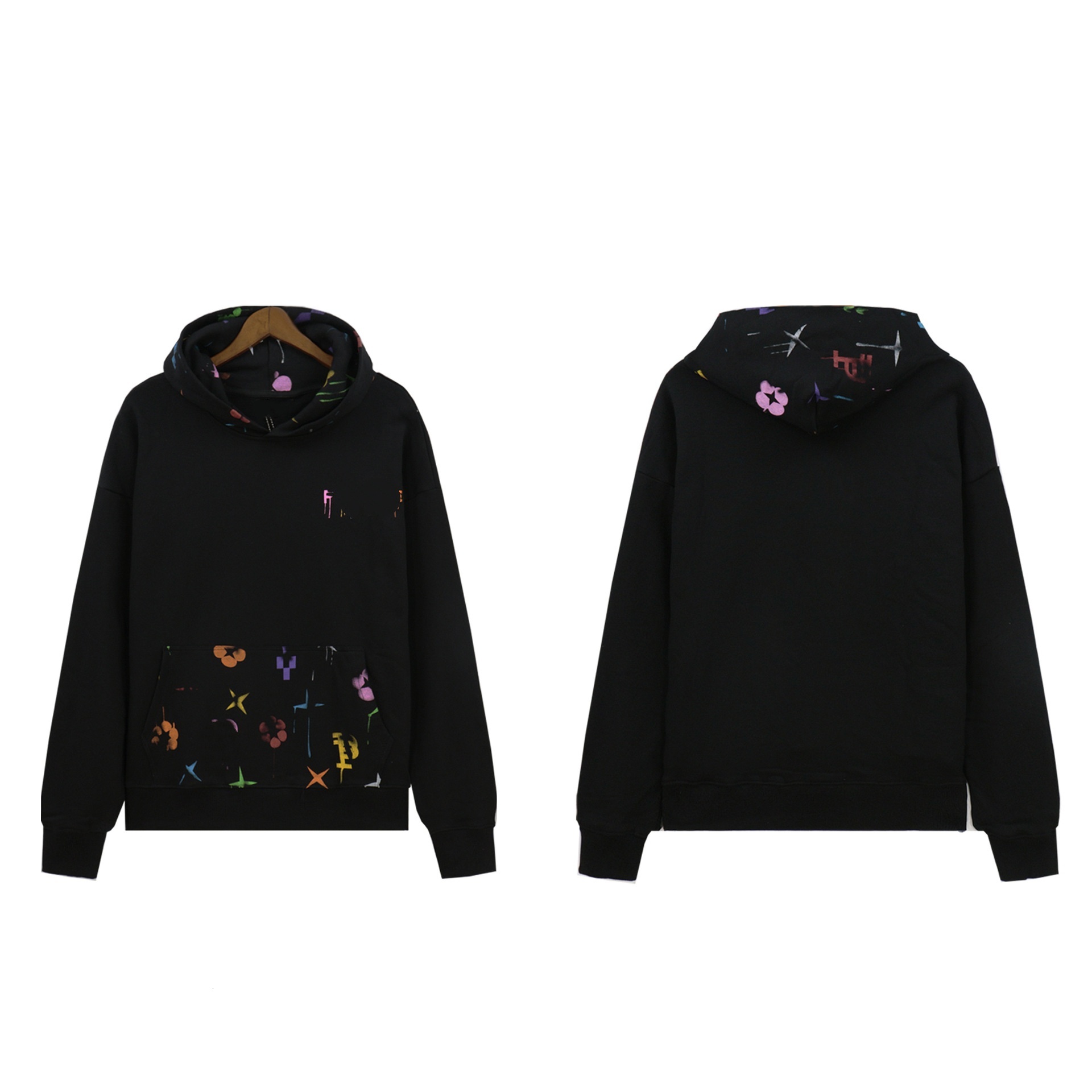 Designer New Autumn Street Clothing Winter Purples Unique Printed Pullover Mens Fashion Hoodies Casual Sports Classic Trend