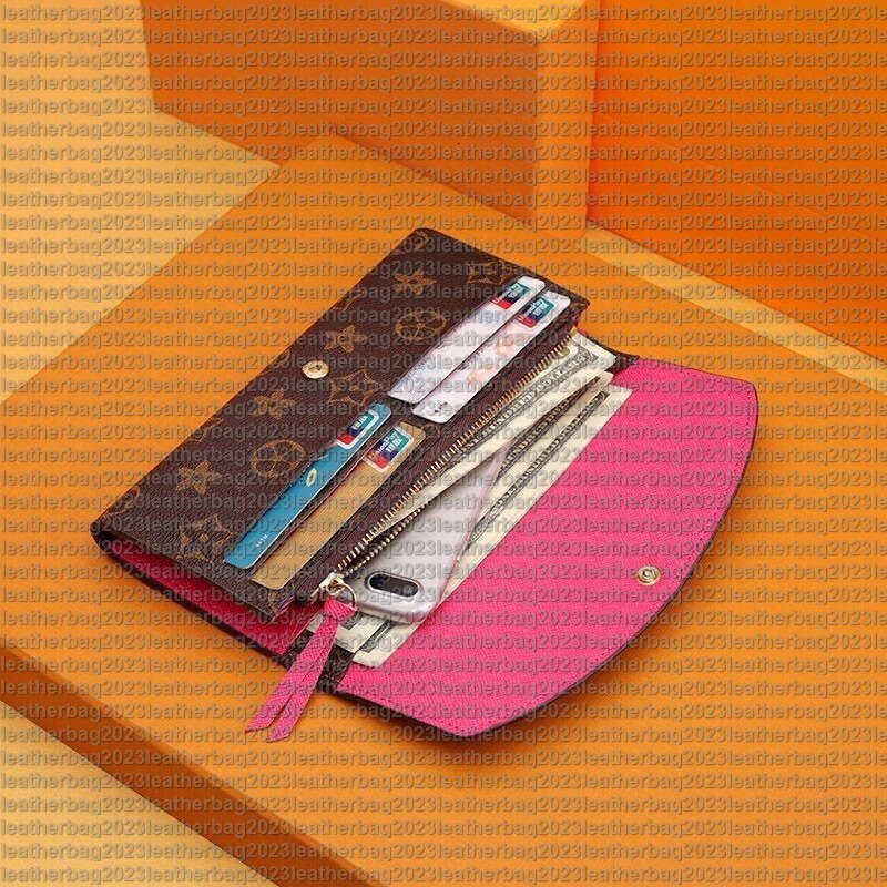 leatherbag2023 5A High quality Designer wallets women Holders Female long zipper purse girl card bag purse money bag wallet With box
