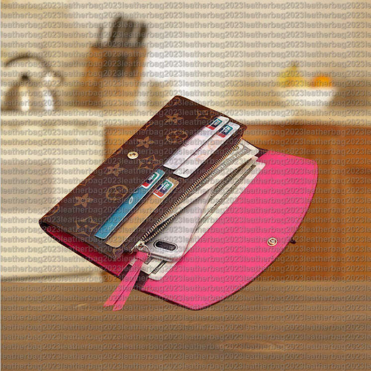 leatherbag2023 5A Fashion Designer Wallets Womens Short Purses Designer wallets women Holders Female long zipper purse girl card bag purse money bag