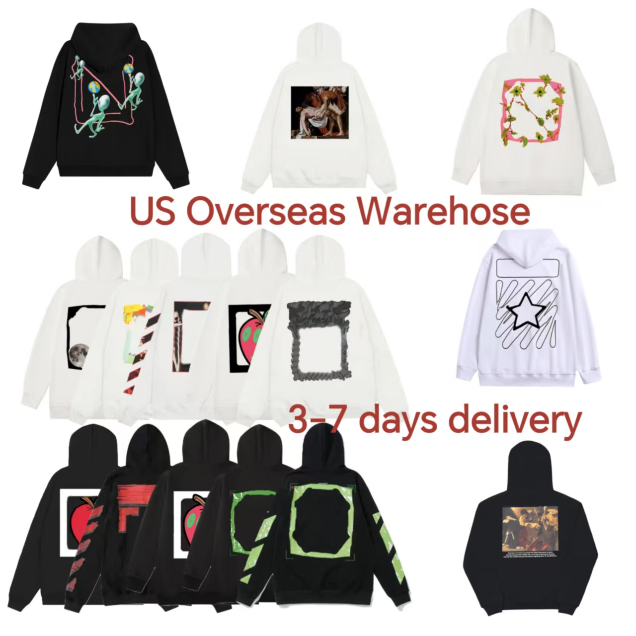 Designer hoodie designer Sweatshirt hoodie loose fluffy Foam Graffiti Letter Sweater Hip Hop Pullover Women Long Sleeve Quality Hoodie Vintage men t