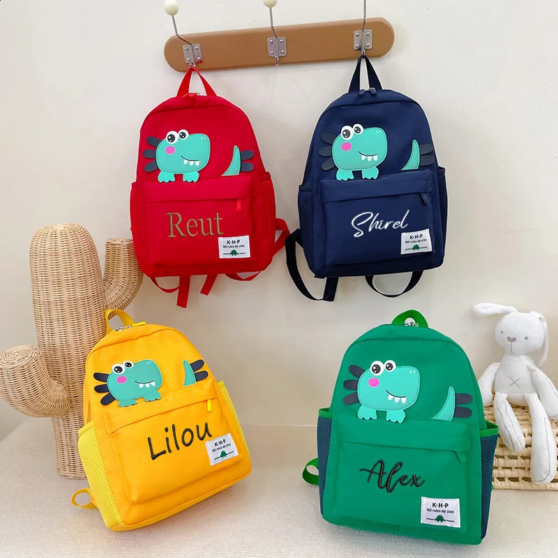 Personalized Kindergarten Backpack For Boys And Girls Backpack For Children And Girls Dinosaur Backpack Gift Embroidery250826