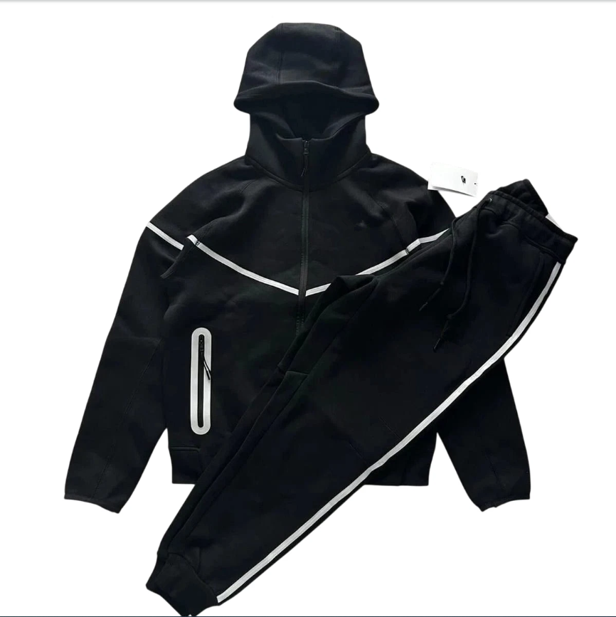Mens Sports Designer Hoodie Pants Set Two Reflective Tracksuit Piece Suit Men Woman hooded sweater Techfleece Trousers Track suits Bottoms Running J