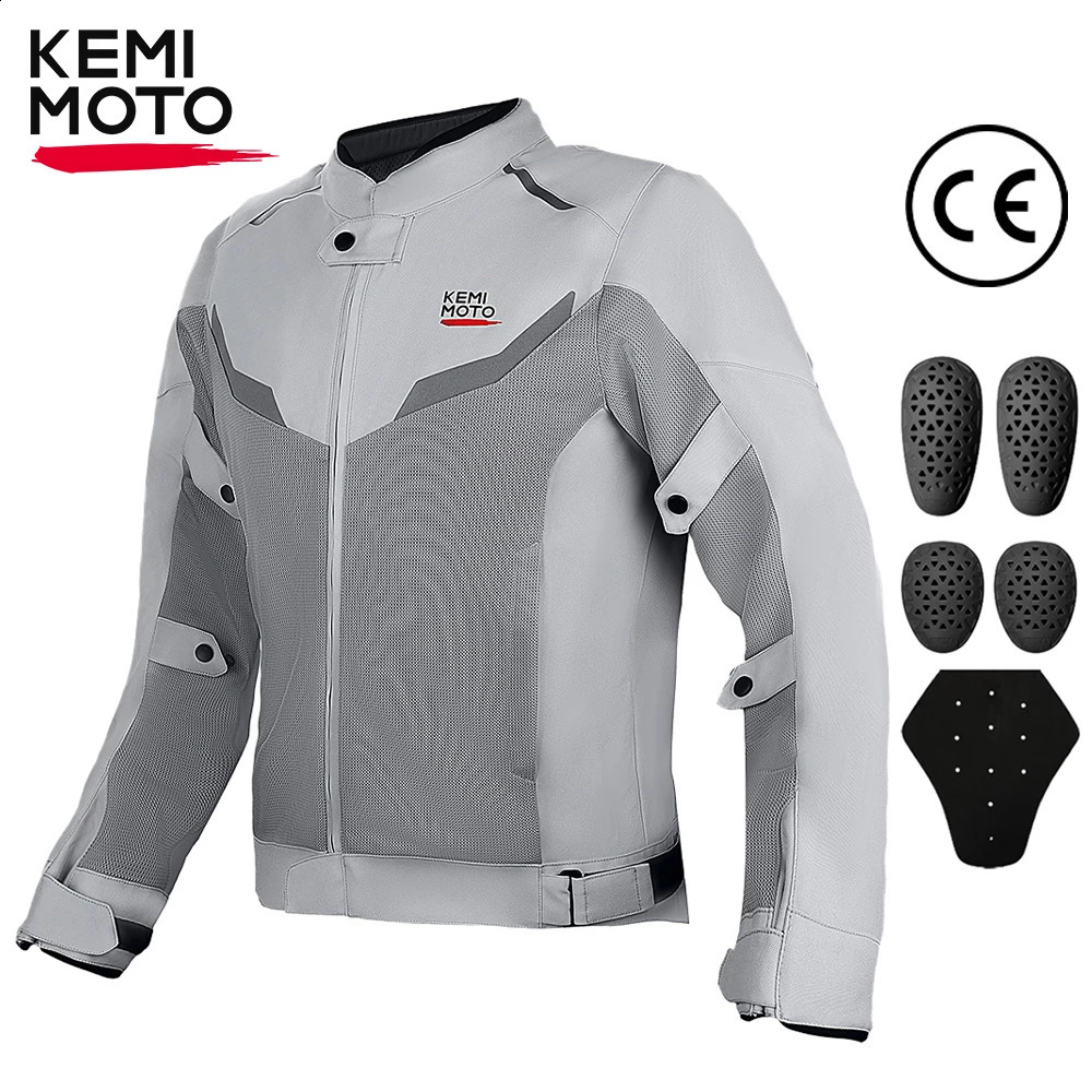 Motorcycle Riding Jacket Men Breathable Summer Clothing Builtin CE Protector Gear Soft Mesh Cycling Motocross Offroad Outfit 250827