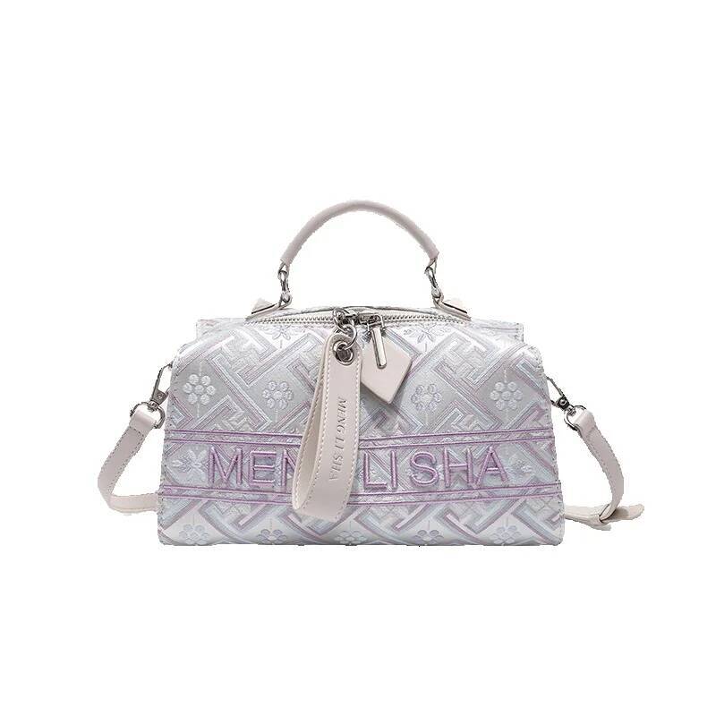 Free Shipping New Designer Bag Foreign Embroidered Single-shoulder Crossbody Bag High-end Fashion Handheld Pillow Bag Exquisite Shopping Bag