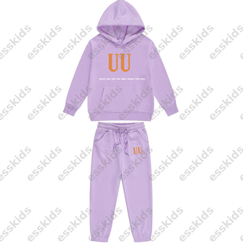 Baby Kid Designer Clothes Hooded Hoodies Children Two-piece Set Sports Pants Boys Girls Luxury Outfits Kids Sweatshirts Designers Pullover DPD250827