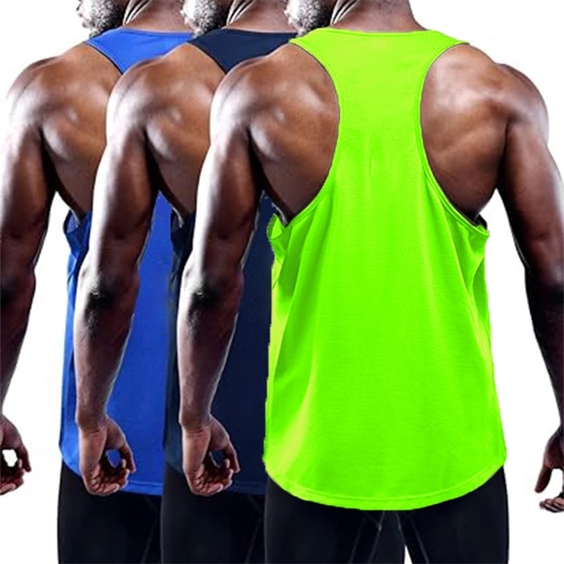 Running Tank Top Men Summer Sport Gym Vest Quick Dry Training Tanktop Workout Singlets Man Fitness Bodybuilding Sleeveless Shirt250826ww