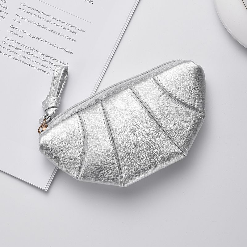 Free Shipping New Designer Bag 2025 New Korean Version INS Croissant Bag Niche Texture Croissant Bag Large Capacity Coin Purse Simple Storage Bag Tr