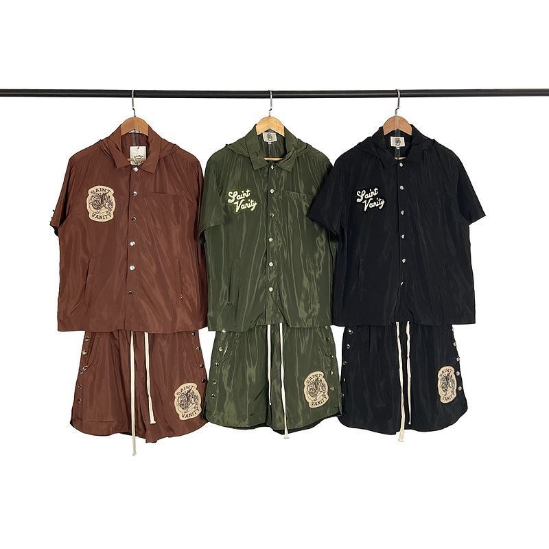Designer t shirt mens designer t shirtss shirts applique embroidered quick-drying hooded shirt suit men and women American sports shorts summer