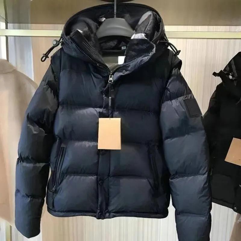 Mens Jacket Hooded Coat Designer Men Puffer Jacket Down Parkas Waterproof Tech Veste Winter Jacket Men For Male Women Letter Black Outwears