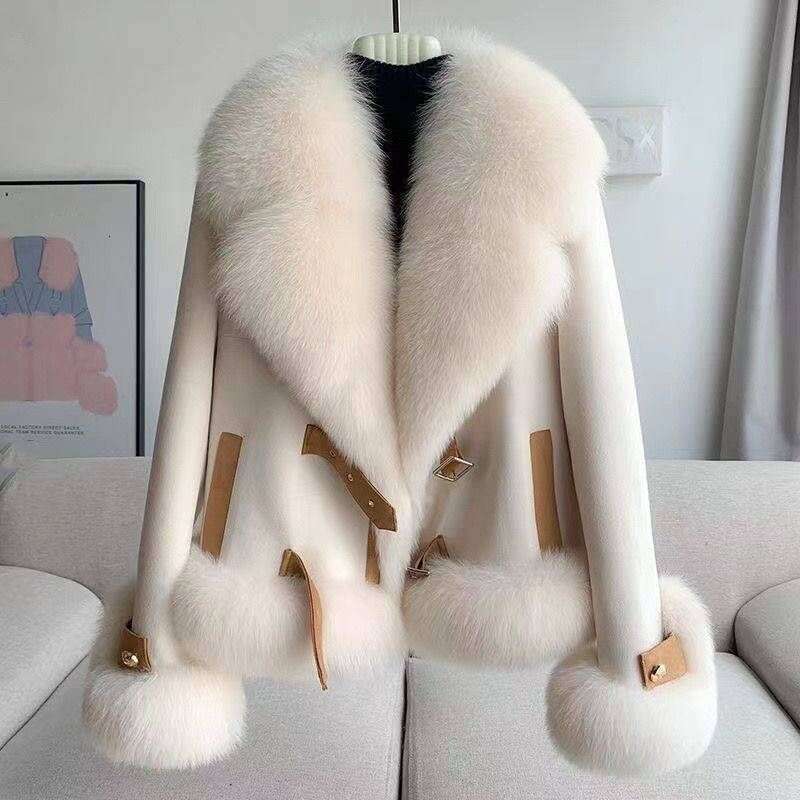Women's Fur Women's Clothing New Winter Fashion Leather Jacket