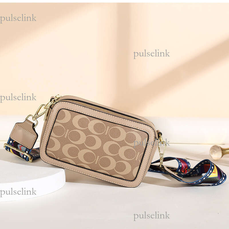 Custom Printed Small 2025 Ladies Crossbody Handbag Wide Shoulder Strap Camera Square Bag