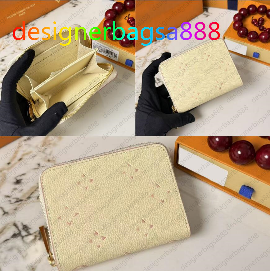 Luxury Designer Zippy short Wallet Women's Zipper Brown Wallet Mono gram Canvers Leather Check Plaid Wallet card holder long busines Takashi Mu