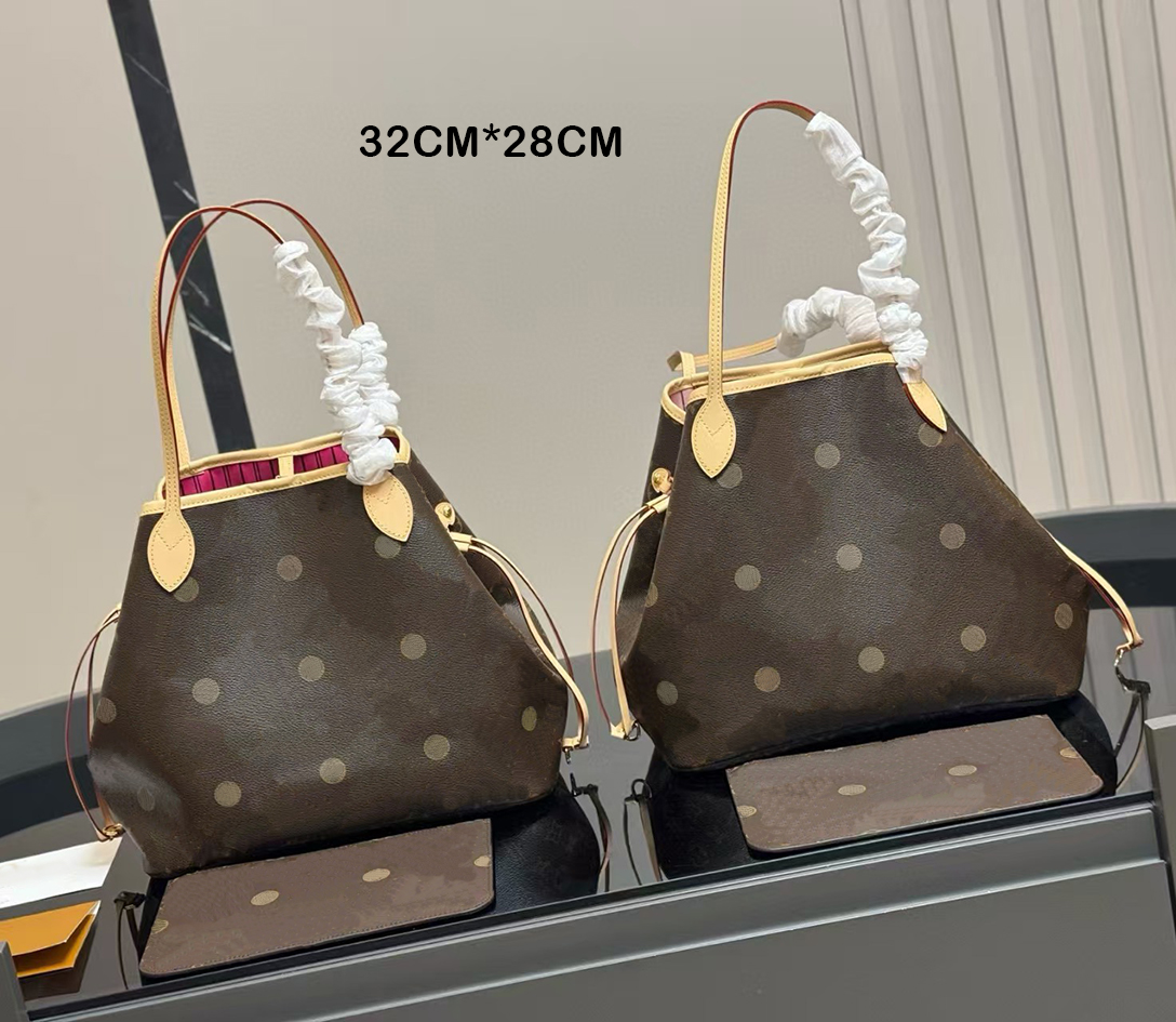 Top quality Designer shopping bag large capacity tote bag Letter flower printing handbag wiht coin purse