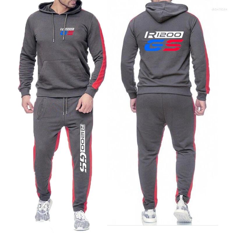 Men's Tracksuits Motorcycle GS R 1200 2025 Sportswear Casual Running Set Fashionable Cotton Hoodie Sweatpants Suits