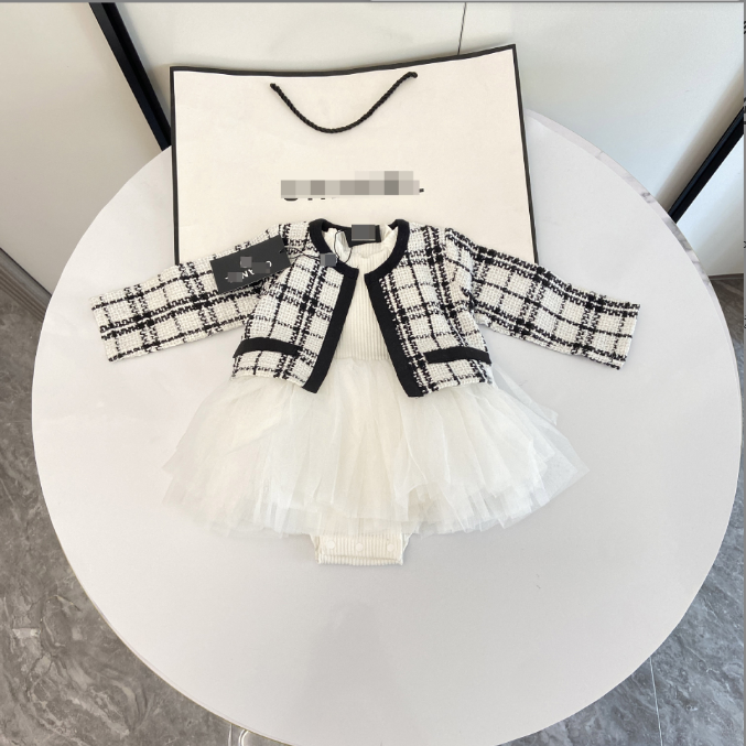 kids designer clothes Brother sister costume baby boy designer romper Girl 0-2 Years Newborn Long Sleeve Spring Autumn Jumpsuit Set 3pcs