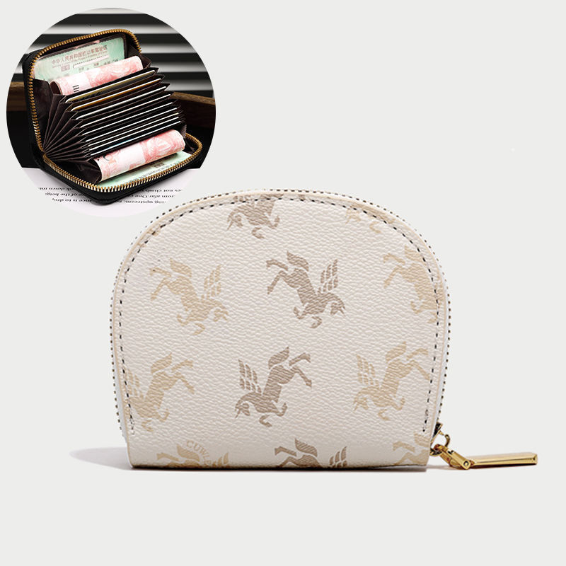 Free Shipping New Designer Bag Unicorn Pattern Series Fashion Small Card Holder Multi-card Slot Large Capacity Driver's License Holder Exquisit