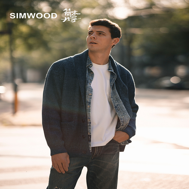 High Standard Autumn Arrivals Shawl Collar Cardigan Men 7 Gauge Vintage Sweater Jackets Quality Knittwear 250826