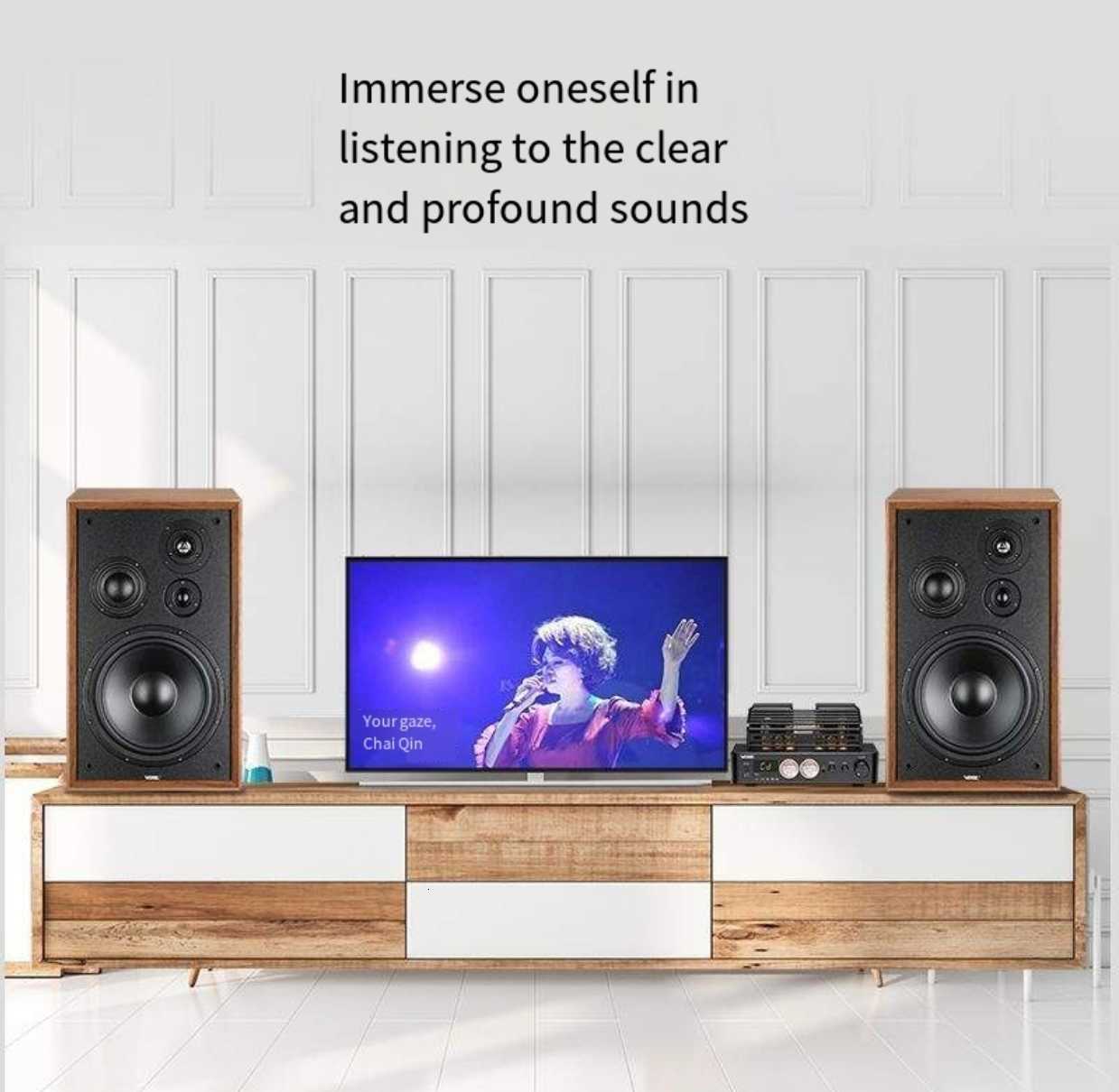 Vose M8 four-way 6/8/10-inch HIFI speaker set, high-fidelity lossless Bluetooth tube amplifier C251018-image-1027317920
