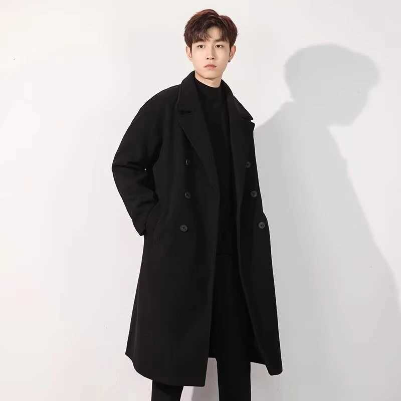 New Woolen Coat for Autumn and Winter Windproof Warm and Comfortable Korean Version Windbreaker Simple Style Fashionable TravelXJ250827