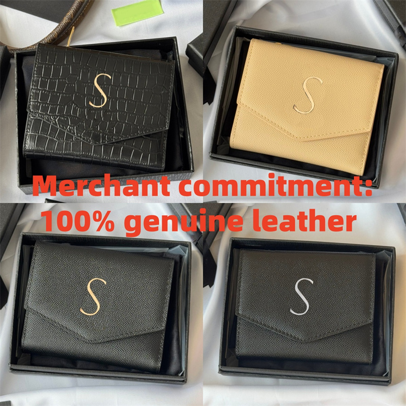 Top quality Designer wallet Fold wallet Genuine leather Envelope wallet Luxury short Purse Coin Purses Womens coin pouch cardholder passport holders