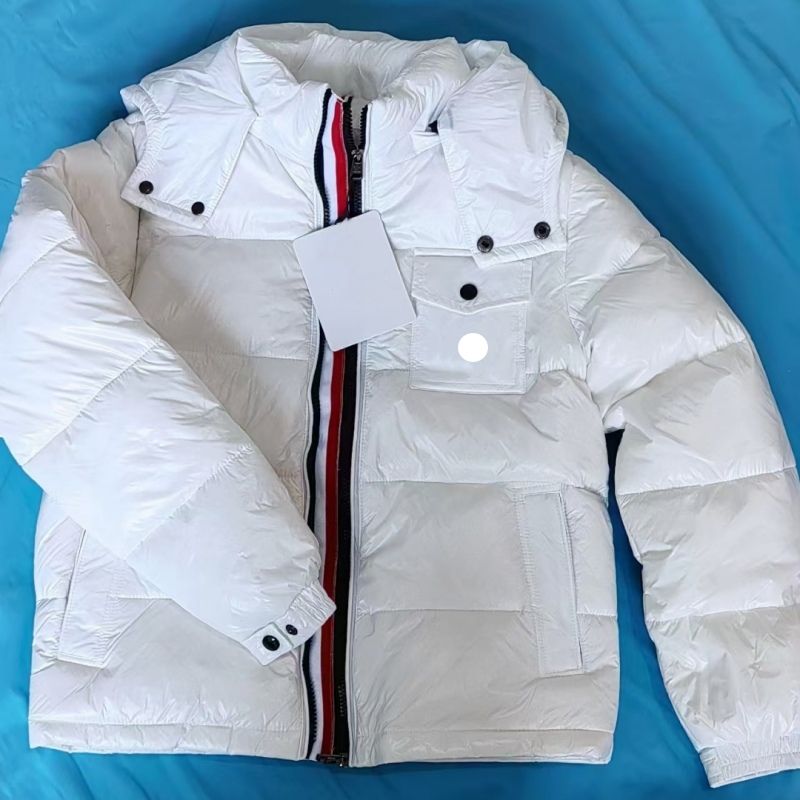 Designer Winter Down Jacket Glossy Matt Puffer Jackets Woman Man Black Thick Hooded Coat Warm Detachable Hat TOP Desginer Down Coat
