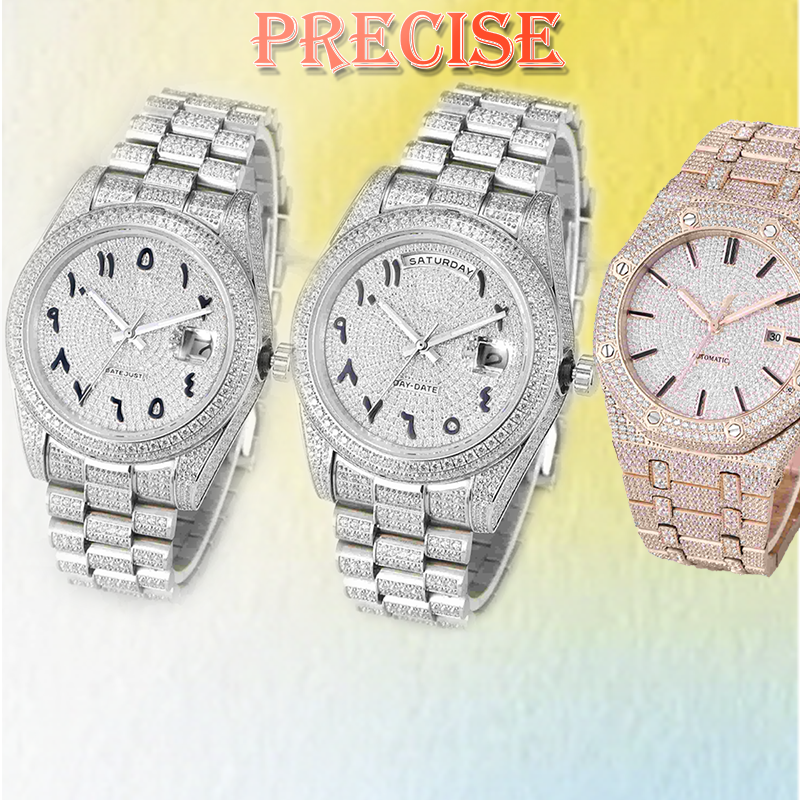 watch moissanite designer luxury watch mens watch watches men montre leisure watch with box