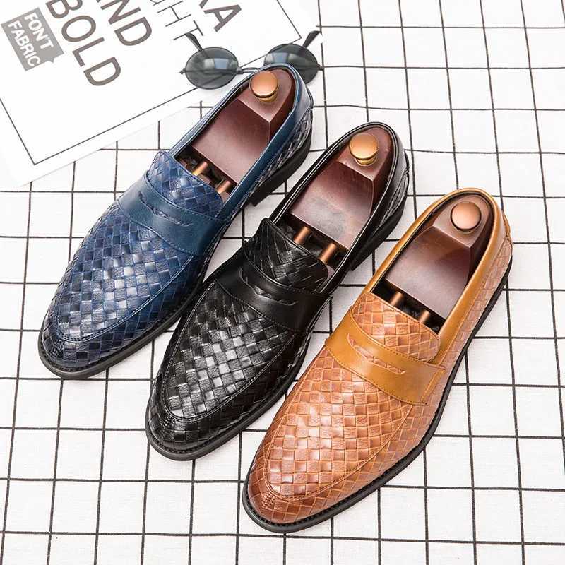 2024 Italian Loafers Men Casual Shoes Luxury Brand Shoes For Men Leather Slip Boat Driving Shoes Dress ZapatillasXJ250827