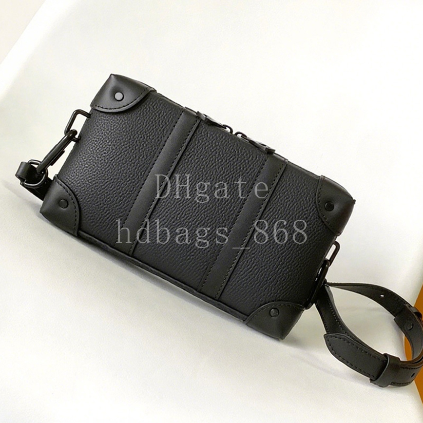 Mirror quality Designer Bags Soft Trunk Wallet Fashion Shoulder Bags Crossbody bags Canvas Leather Handbags 22.5cm With Box MLS11A1