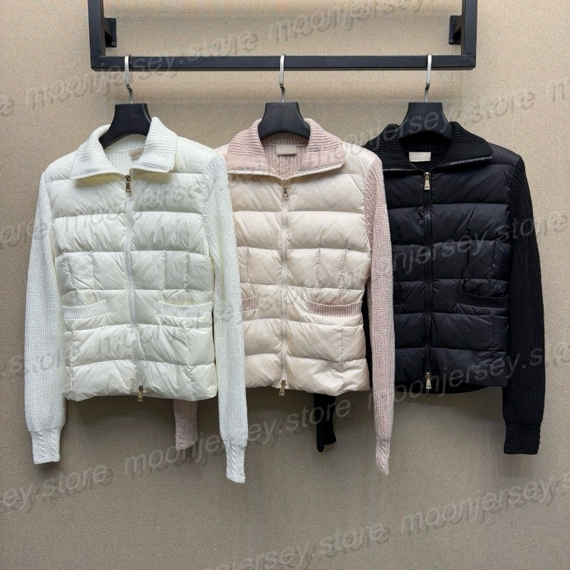 Fashion Designer Down Jackets Winter Outdoor Coats Warn Jacket Women Knitted Long Sleeve Couple's Clothing 31437